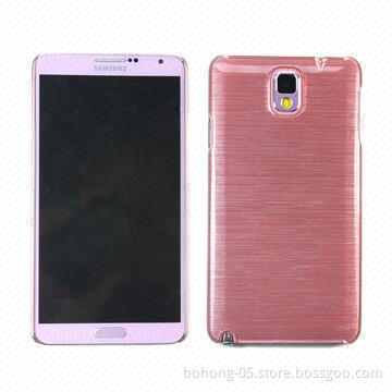 Molded Grains PC Cases for Samsung Galaxy Note 3, UV Painting, Customers' Colors Acceptable